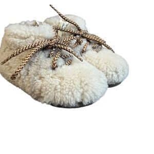 Manuela De Juan Baby Booties Fur Size 21 Made In Spain